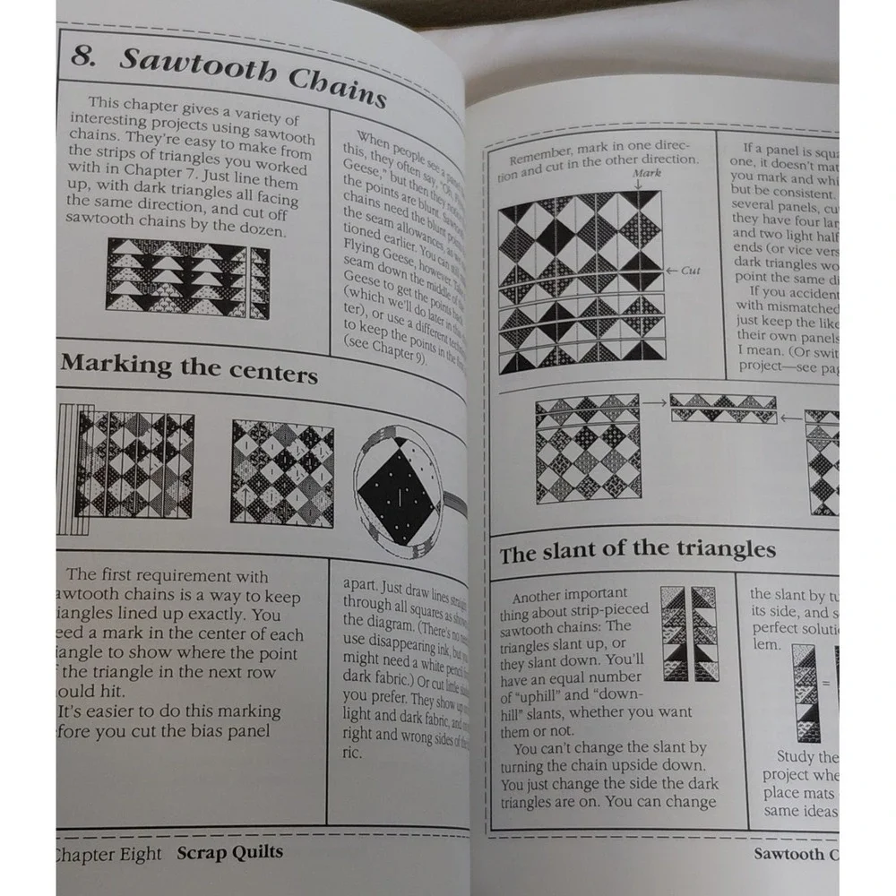 Scrap Quilts Using Fast Patch Anita Hallock HC 1991 Quilting Pattern Book